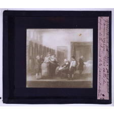 L'Assistance publique à Paris sous l'ancien régime. Une salle de l'hospice de la Charité de la paroisse St Sulpice.