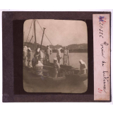 Les Travaux du génie dans un régiment de sapeurs mineurs. II. Manoeuvres de pontage. Train de bateaux.