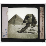 L'Action du vent. Le Sphinx et Pyramide de Chéops.