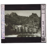 Vallée du Rhin. Oberstein an der Nahe. Oberstein sur Nahe (affluent gauche du Rhin qui se jette à Bingen).