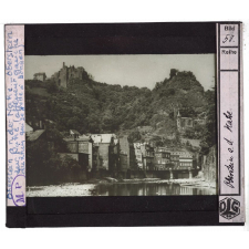 Vallée du Rhin. Oberstein an der Nahe. Oberstein sur Nahe (affluent gauche du Rhin qui se jette à Bingen).