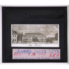 Goethe (II). Le vieux théâtre de la cour de Weimar vers 1800. Gravure contemporaine. Leipzig, Collection Kippenberg.