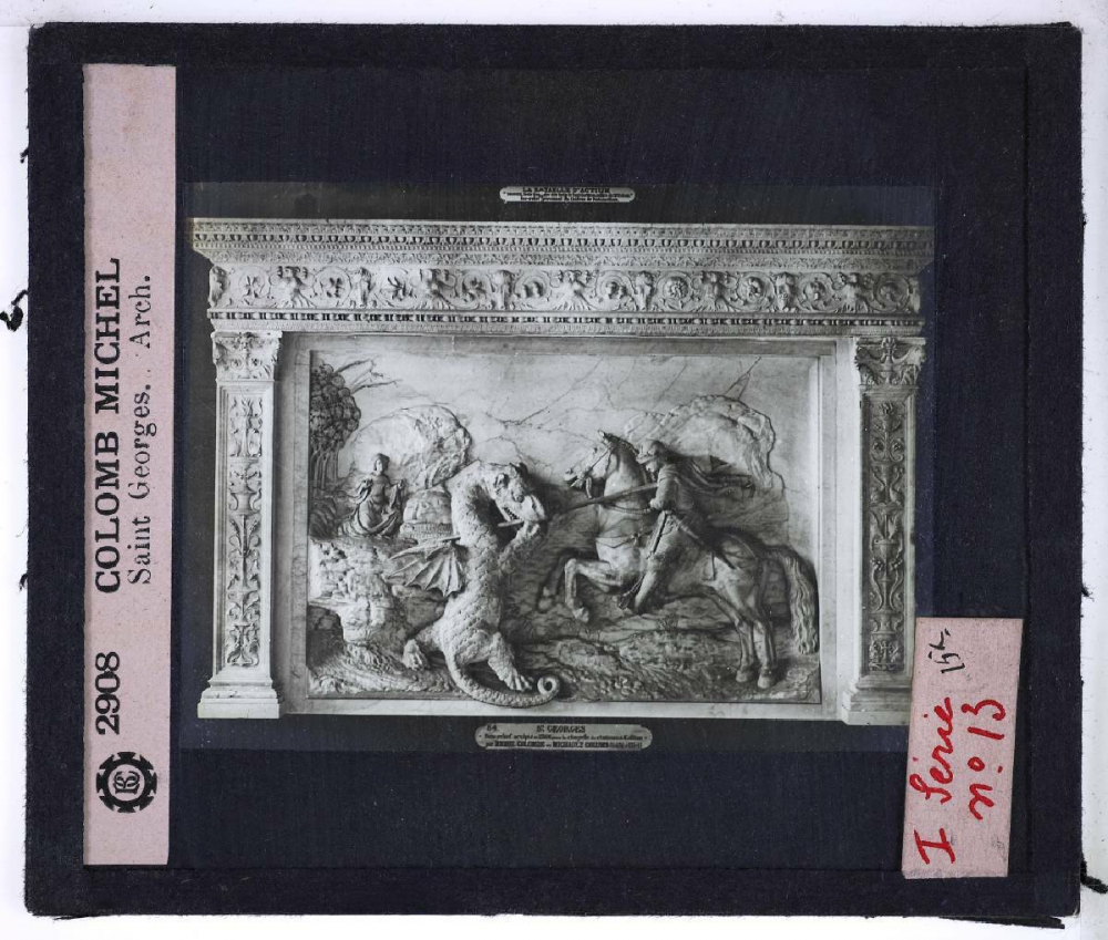 La Sculpture française du Moyen-Âge et de la Renaissance au Musée du Louvre. Colomb Michel. Saint Georges.