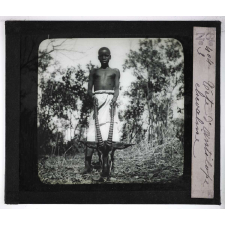 Chasse au moyen et au petit gibier africain du Mozambique. Tête d'antilope chevaline.