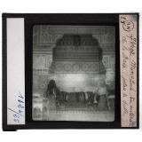 Le Développement économique du Maroc. Le Maroc en 1912. Marrakech : Un intérieur de la Baïa (palais du Sultan).