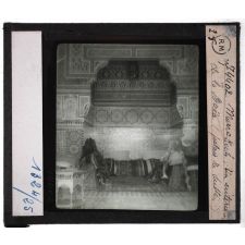 Le Développement économique du Maroc. Le Maroc en 1912. Marrakech : Un intérieur de la Baïa (palais du Sultan).