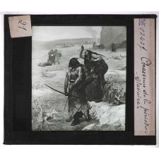 Ère quaternaire, ustensiles, nature, fossiles. Chasseurs de la période glaciaire.