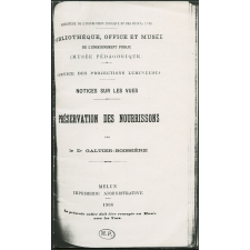 Préservation des nourrissons. Notices sur les vues.