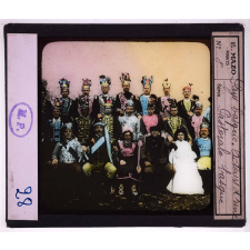 Folklore. Acteurs d'une Pastorale basque.