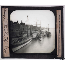 Hollande. Rotterdam. Vue sur la Meuse. 