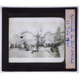 La Révolution de 1848. Barricade du Pont Saint-Michel, 23 juin 1848.