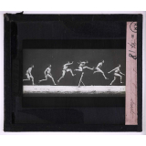 Education physique. La gymnastique. Chronophotographie d'un saut.