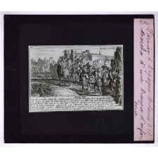 L'Armée à l'époque de Louis XIV. Marche d'une troupe d'infanterie.