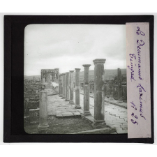 Algérie, Tunisie, Maroc. Le Decumanus Maximus. Timgad.