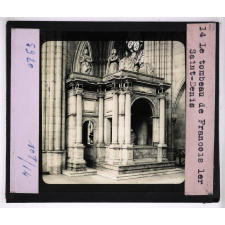 La Basilique de Saint-Denis. Le tombeau de François 1er.