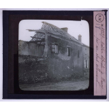 La Bataille de la Marne. Maison détruite à Barcy par un obus allemand.