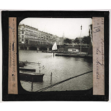 Allemagne. Hambourg. Les Arcades.