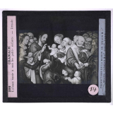 Peinture allemande. Cranach. Laissez venir à moi les petits enfants. Dresde.