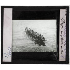 Le Dahomey. Géographie physique - Flore et faune. Pirogue en pleine mer.