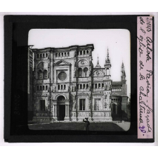 Les Grands centres artistiques de l'Italie (Rome - Florence - Venise). Artosa Pavia. Façade de l'église de la Chartreuse.
