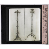 Le Luminaire à travers les âges. Chandeliers pascals. Fer forgé. 13e siècle.