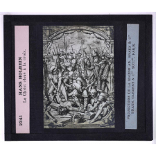 Peinture allemande. Hans Holbein. Le Christ cloué à la croix.