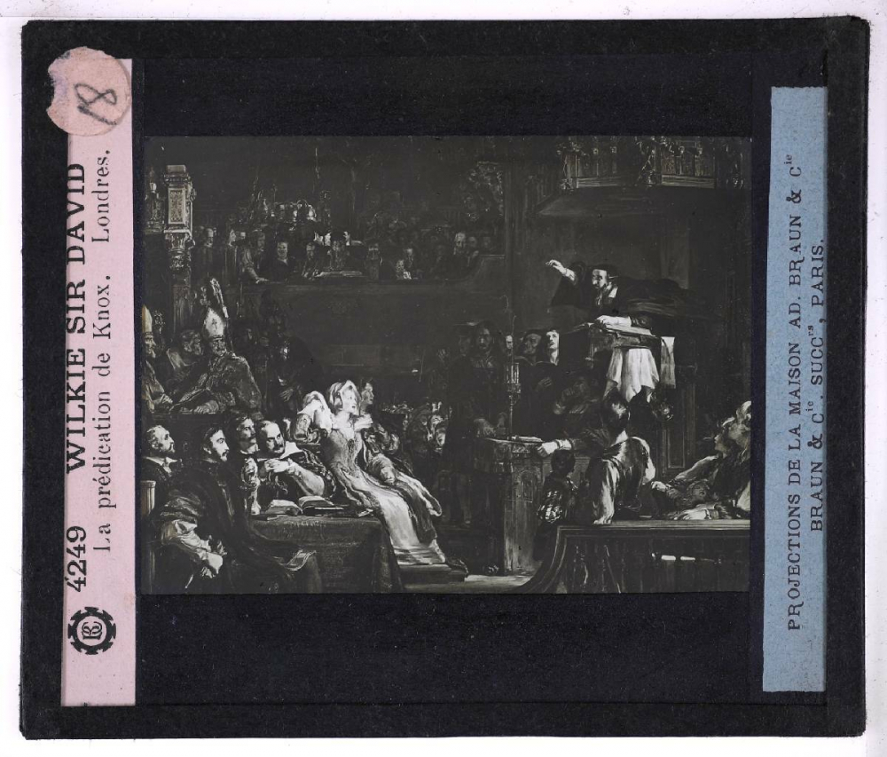 La Peinture anglaise. Wilkie sir David. La prédication de Knox. Londres.