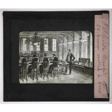 Le Télégraphe. Poste Baudot au bureau central à Paris.