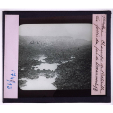 Guerre 1914-1918. Champs de bataille. Les fossés du fort de Douaumont.