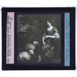 Les Femmes célèbres. École Française XVIIIme siècle. Madame Deshoulières. Chantilly.