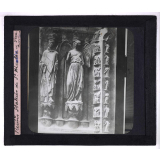 La Cathédrale française au XIIIe siècle. Reims. Statues de St Nicaise et d'un ange.