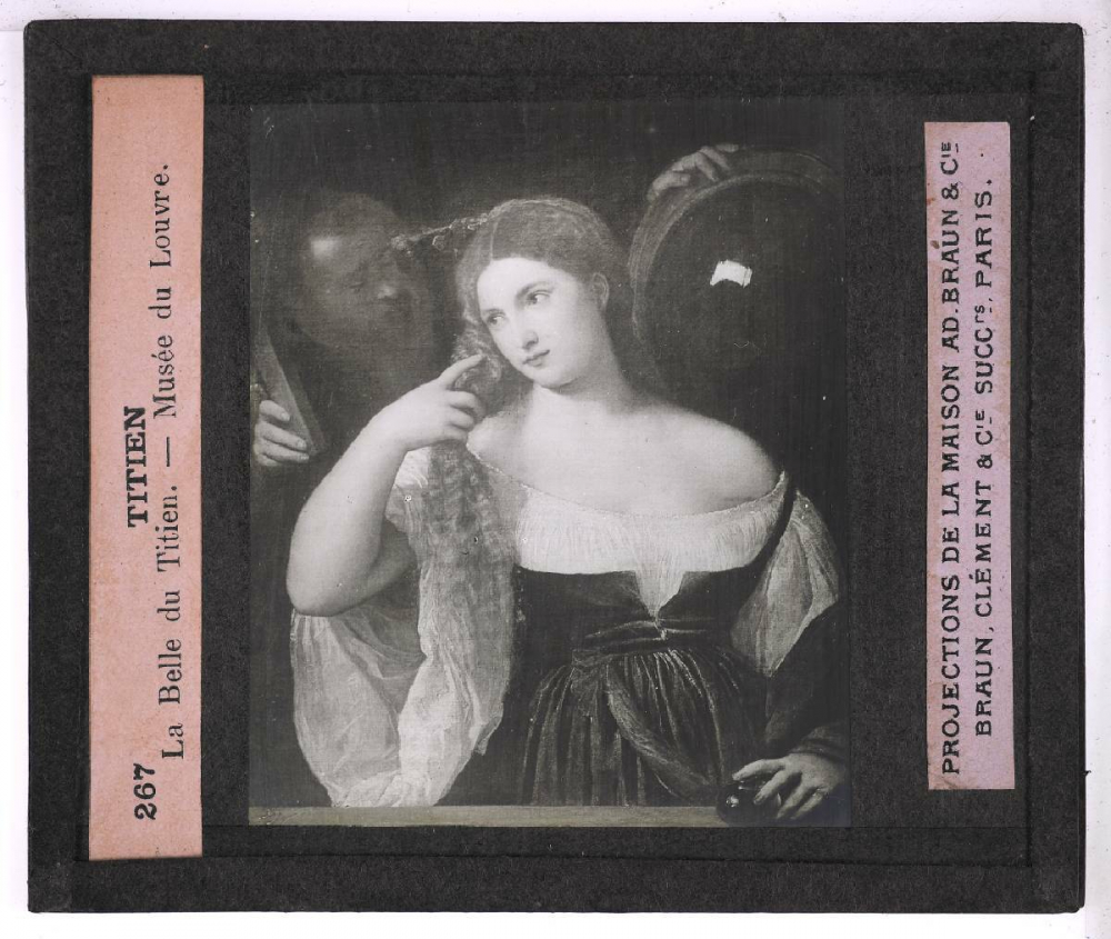 La Peinture au musée du Louvre. Titien. La Belle du Titien.