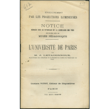L'Université de Paris. Notices sur les vues.