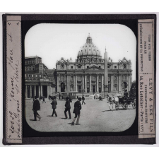L'Italie. Rome, place et basilique St Pierre.