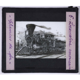 Chemins de fer. Locomotive américaine.