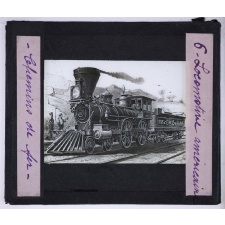 Chemins de fer. Locomotive américaine.
