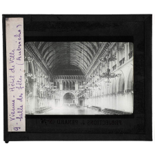 Autriche. Vienne. Hôtel de Ville. Salle des fêtes.