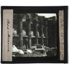 Asie mineure. Ba'lbek. Intérieur du Temple de Jupiter.