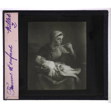 L'Art français du XIXe siècle d'après les collections du Grand-Palais (Exposition universelle de 1900). II Deuxième moitié du siècle. Millet. Femme et enfant.