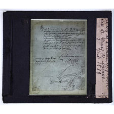 Histoire de l'écriture en France. Lettre de Henry de Navarre, 8 juin 1589.
