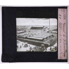La Traction électrique. Usine d'Aubervilliers, bâtiment des machines.
