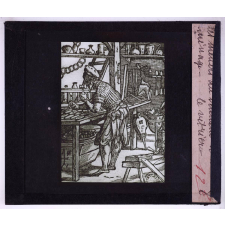 Métiers et Artisans. Les métiers du vêtement et du ménage - le vitrier.