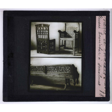 L'Art russe. II - L'art populaire. Banc et chaises. Musée Ténichev à Smolensk.