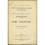 Le Japon. Notices sur les vues.
