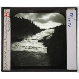 Suède. Prov. de Jemtland. Rapides de la rivière Rutselfoen.