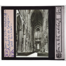 Vallée du Rhin. Dom zu Köln. Mittelschiff. Cathédrale de Cologne. Nef centrale.