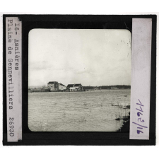 La Seine. Asnières. Plaine de Gennevilliers.