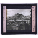 Athènes antique. Vue d'ensemble de l'Acropole prise du Lyssos.