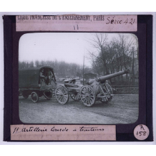 L'Effort militaire français. Artillerie lourde à tracteurs.
