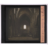 La Cathédrale de Strasbourg. Intérieur vers le chœur.
